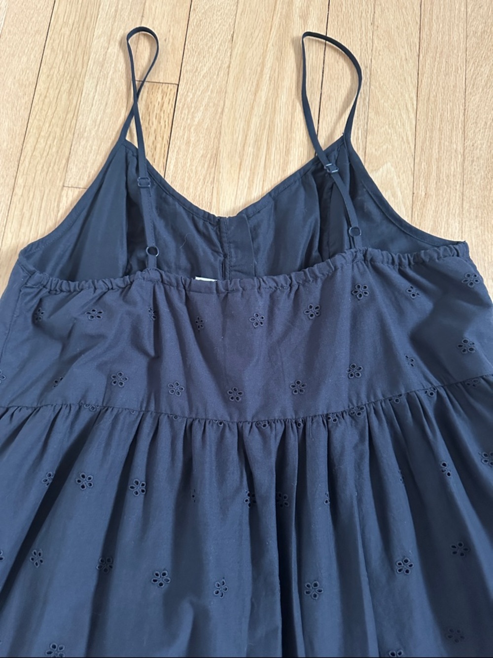 Levi’s Cora eyelet black babydoll dress medium - Picture 12 of 13